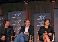 Frédéric Boyer, Geoffrey Gilmore, Chief Creative Officer, Tribeca Enterprises, and Genna Terranova, Director of Programming at the 2012 Tribeca Film Festival media breakfast. Photo by Anne-Katrin Titze.